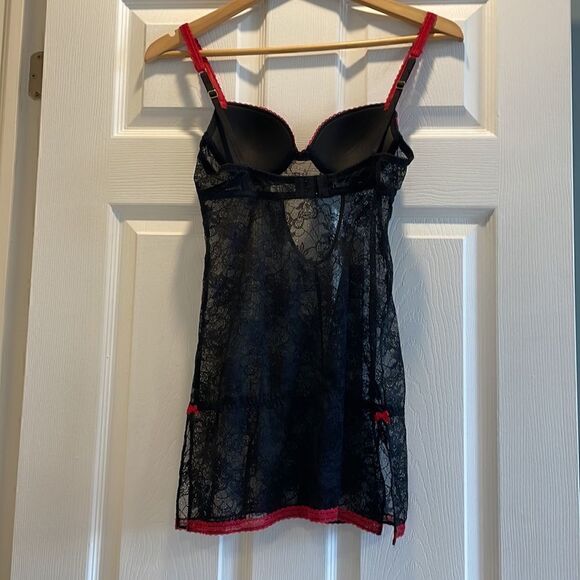 Black Lace Teddy Size S - New without Tags - Picture 2 of 6